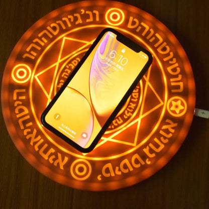 10W Glowing Magic Array  Wireless Charger