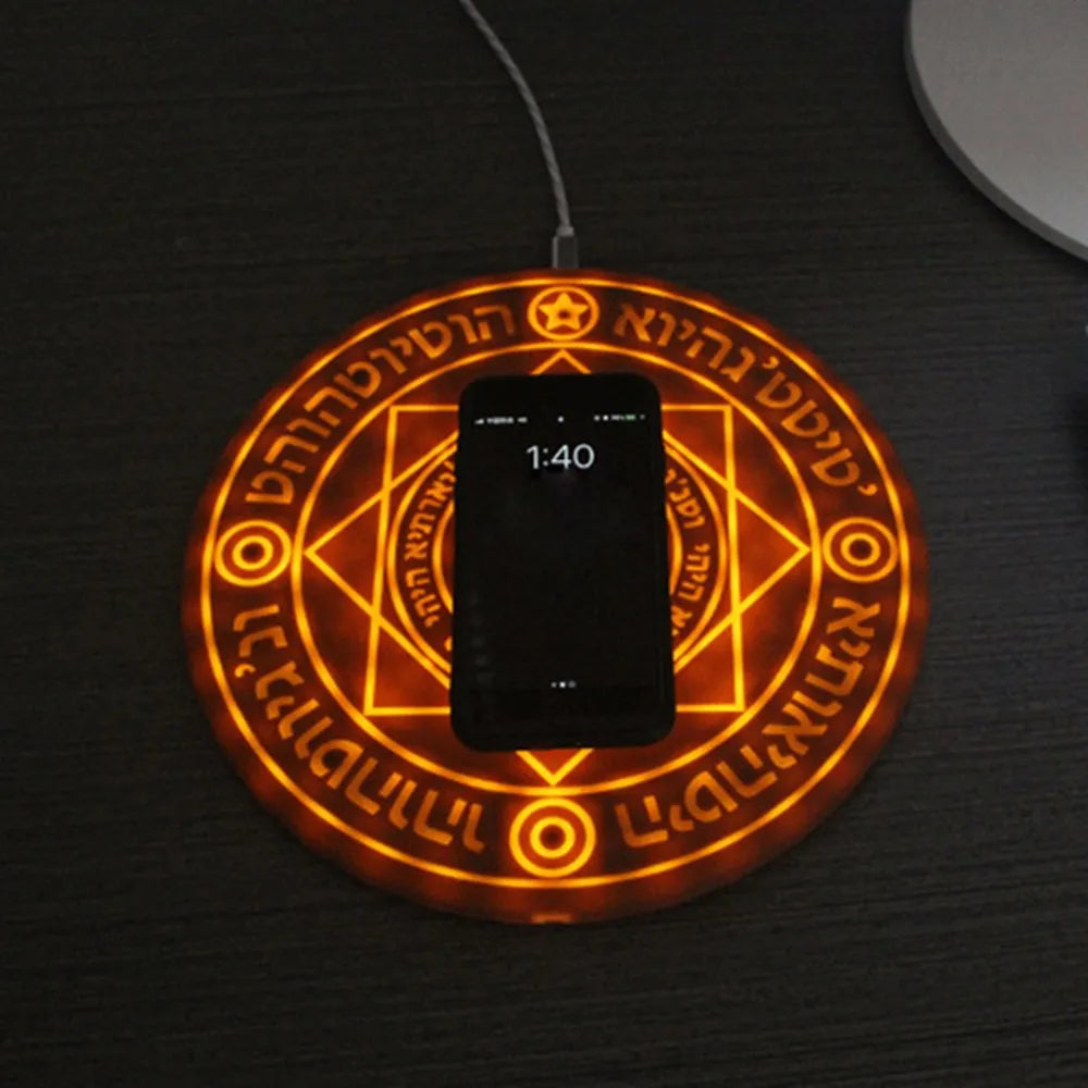 10W Glowing Magic Array  Wireless Charger