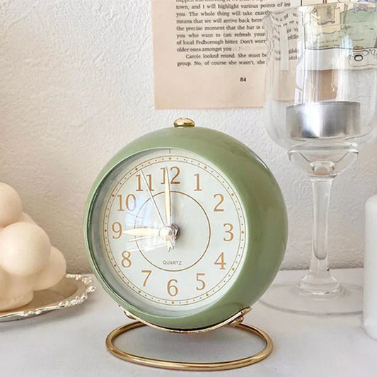 Retro Vintage Alarm Clock with Night Light