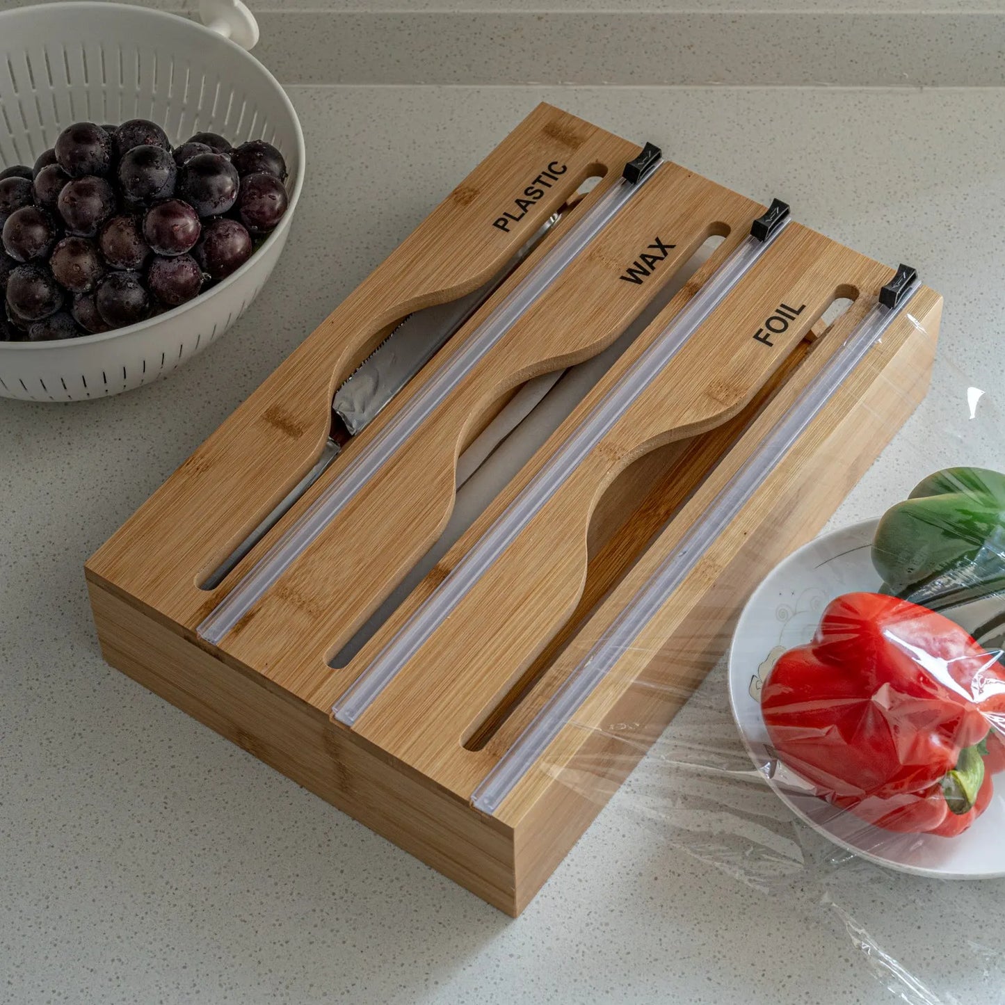 3-in-1 Cling Wrap Dispenser